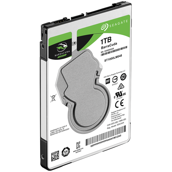 ST1000LM048 1TB 2,5" Notebook HDD 5400rpm, 128MB puffer, SATA3