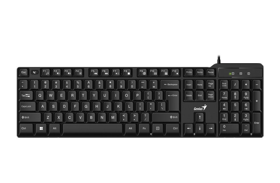 Genius KB-100X Keyboard Black HU Genius KB-100X Keyboard Black HU