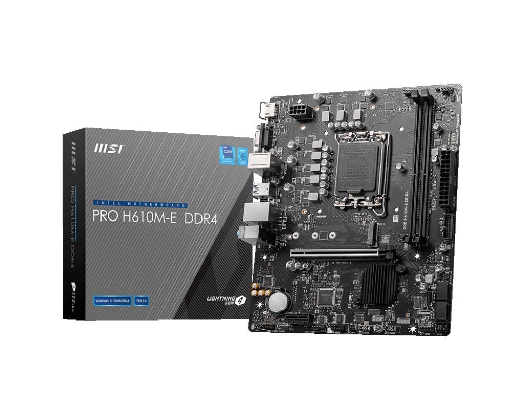 Msi PRO H610M-E DDR4 Msi PRO H610M-E DDR4