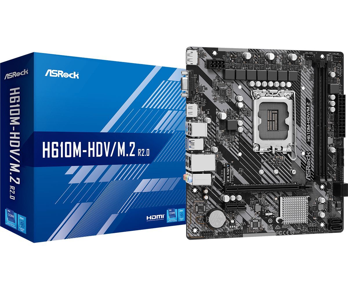 ASRock H610M-HDV/M.2 R2.0 ASRock H610M-HDV/M.2 R2.0