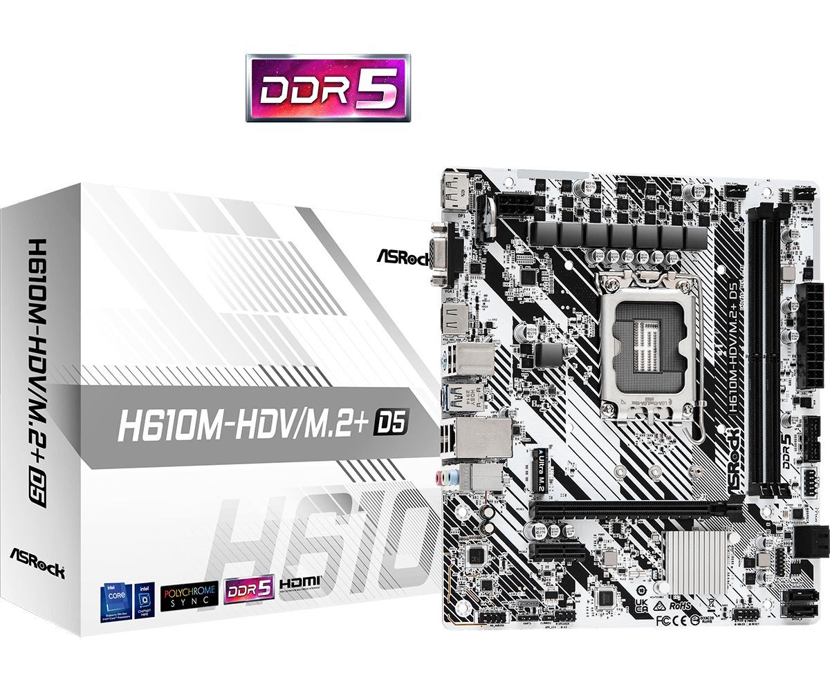 ASRock H610M-HDV/M.2+ D5 ASRock H610M-HDV/M.2+ D5