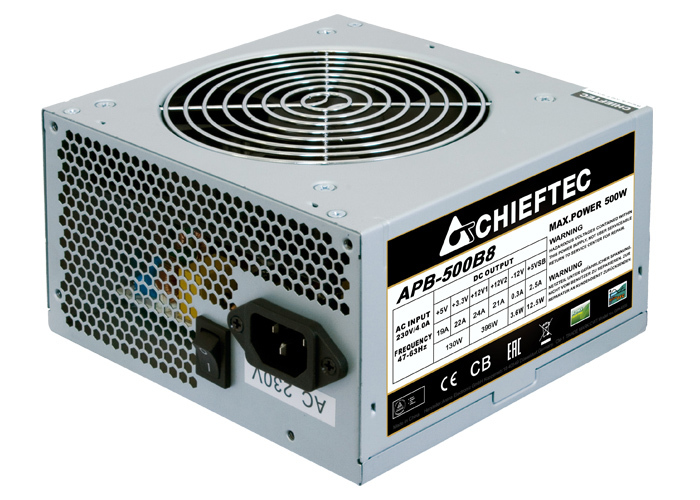 Chieftec 500W 80+ White Value OEM Chieftec 500W 80+ White Value OEM
