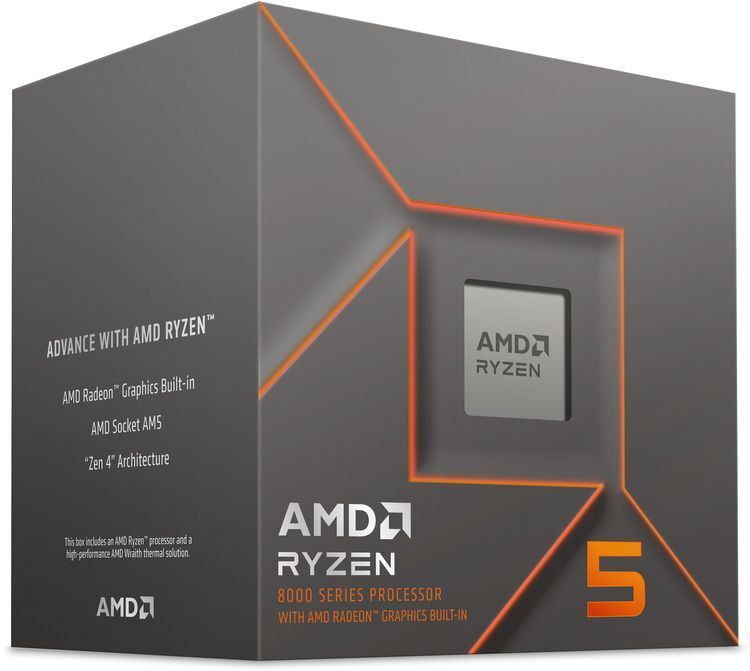 AMD Ryzen 5 8500G 3,5GHz AM5 BOX (Ventilátor nélkül) AMD Ryzen 5 8500G 3,5GHz AM5 BOX (Ventilátor nélkül)
