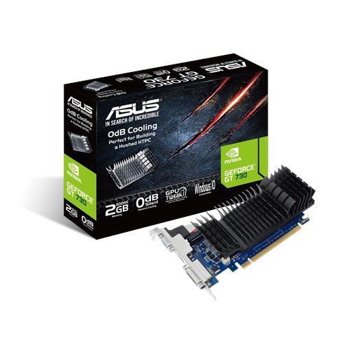 VGA Asus PCIe NVIDIA GT 730 2GB GDDR5 - GT730-SL-2GD5-BRK VGA Asus PCIe NVIDIA GT 730 2GB GDDR5 - GT730-SL-2GD5-BRK
