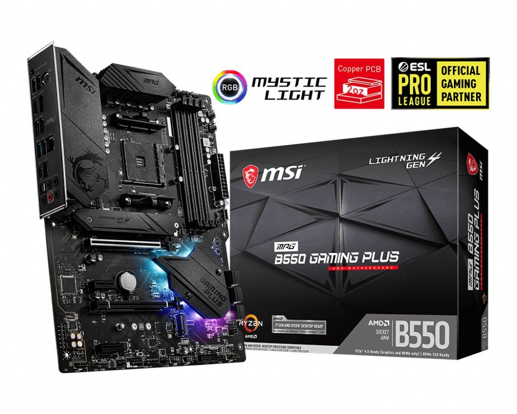 Msi MPG B550 GAMING PLUS Msi MPG B550 GAMING PLUS
