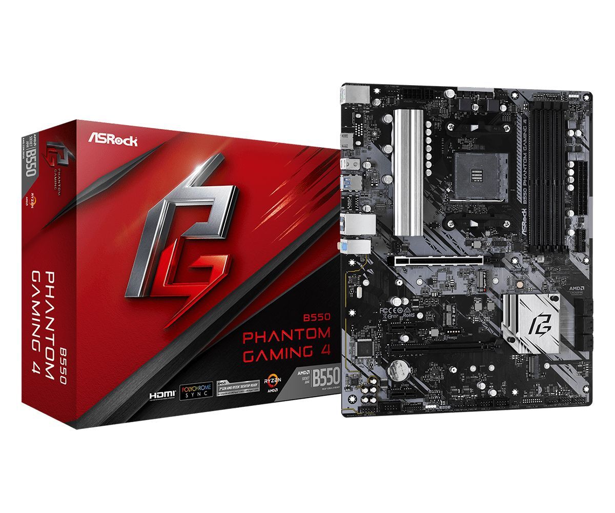 ASRock B550 PHANTOM GAMING 4 ASRock B550 PHANTOM GAMING 4