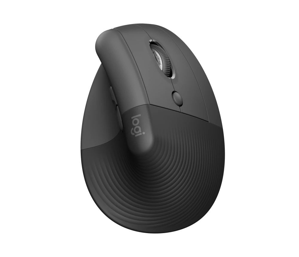 Logitech Lift Vertical Ergonomic Mouse Graphite Logitech Lift Vertical Ergonomic Mouse Graphite